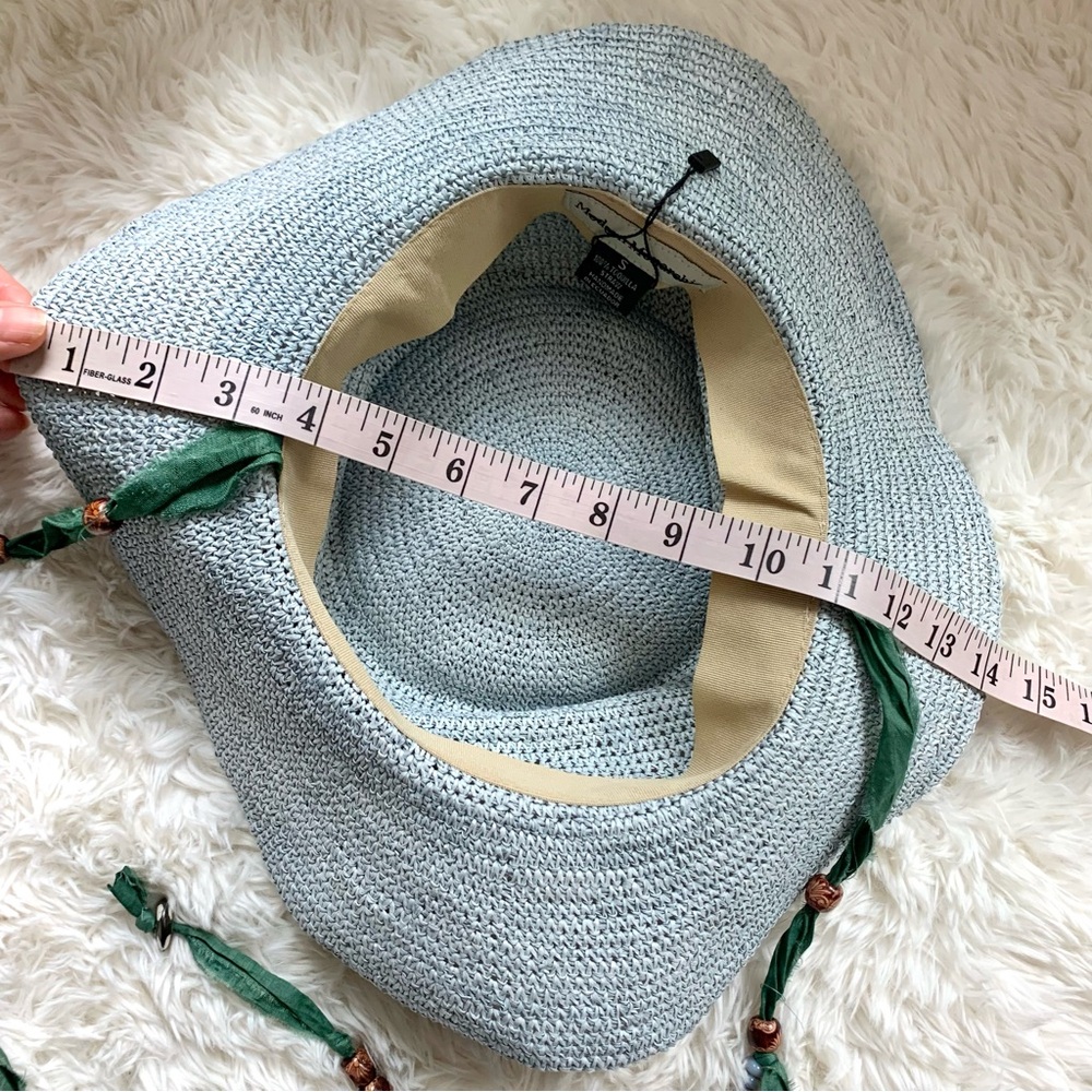 NEW Anthropologie Modern Monarchie Rio Beaded Bucket Hat NWOT - Picture 14 of 16